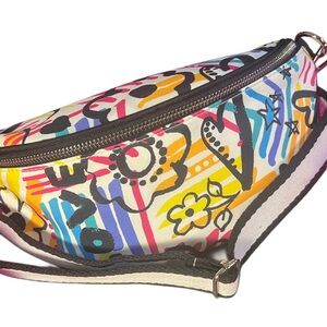 BRIGHTON Love multicolored Fanny pack crossbody bag